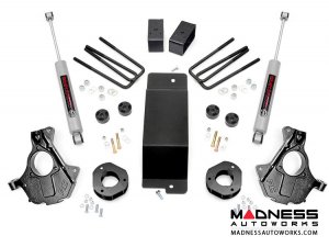 Chevrolet Silverado 1500 4WD Suspension Lift Kit w/KNUCKLE KIT 4WD - 3.5" Lift - Aluminum & Stamped